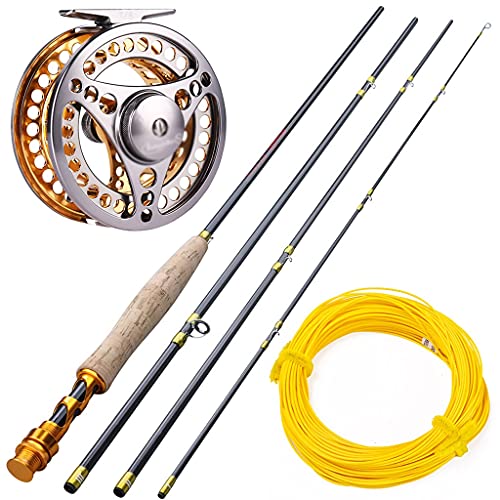 TEOYETTSF 2.7m (9ft) 5/6wt Fly Rod & Reel Combo with Line