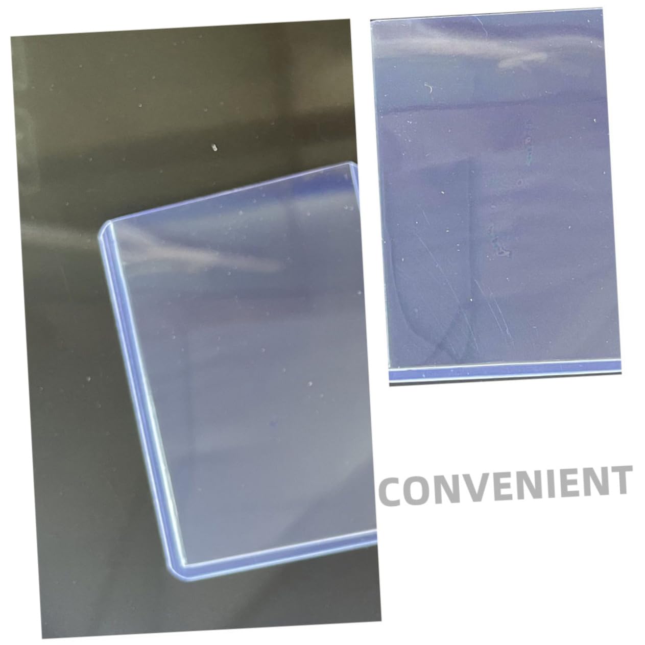 Kisangel 100stücke Transparente Spielkartenhüllen Kratzfest Schutzhüllen Für Sammelkarten Aus Hochwertigem Pvc-material