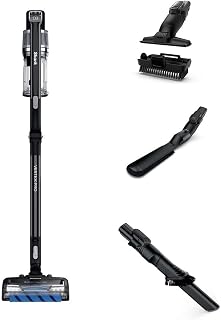Shark IZ682H Vertex Pro Cordless Stick Vacuum with IQ Display, DuoClean PowerFins & MultiFLEX, Extra Battery, Crevice Tool, Pet Multi-Tool & Anti-Allergen Dusting Brush, 120min Runtime, Black