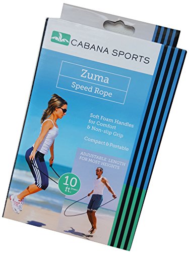 Corde de vitesse Cabana Sports Zuma de 3 m pour entraînement cardio et fitness