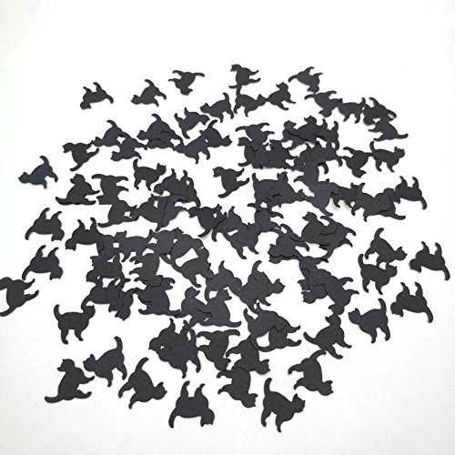 Hemarty 100Pcs Black Cat Confetti Halloween Decorations Halloween Confetti Birthday Confetti Cat Lovers #TOP21