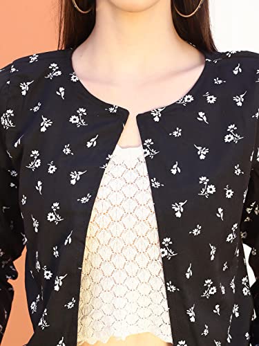 Image of SERA Women's Polyester Modern Shrug Sweater