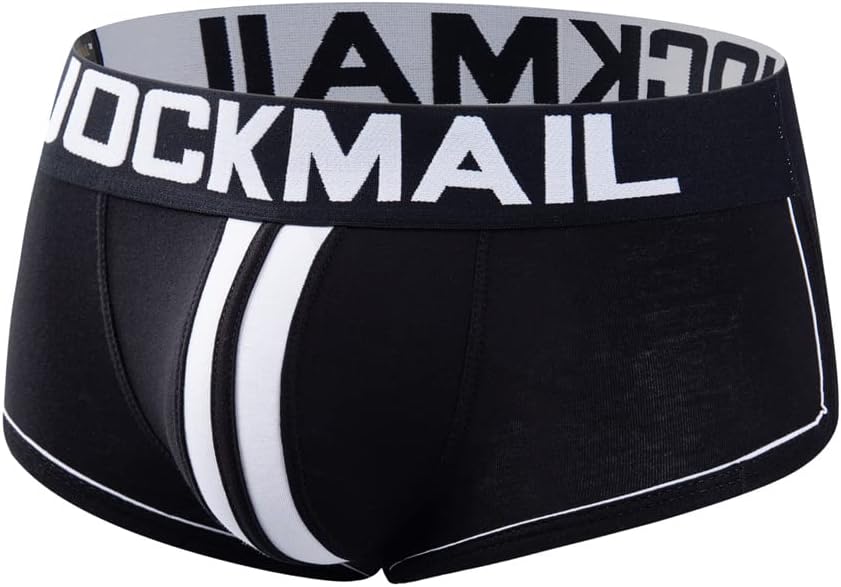 JOCKMAIL Men's Boxer Briefs Men Open Back Underwear Cotton Comfort Soft Boxer Brief for Men - Image 5