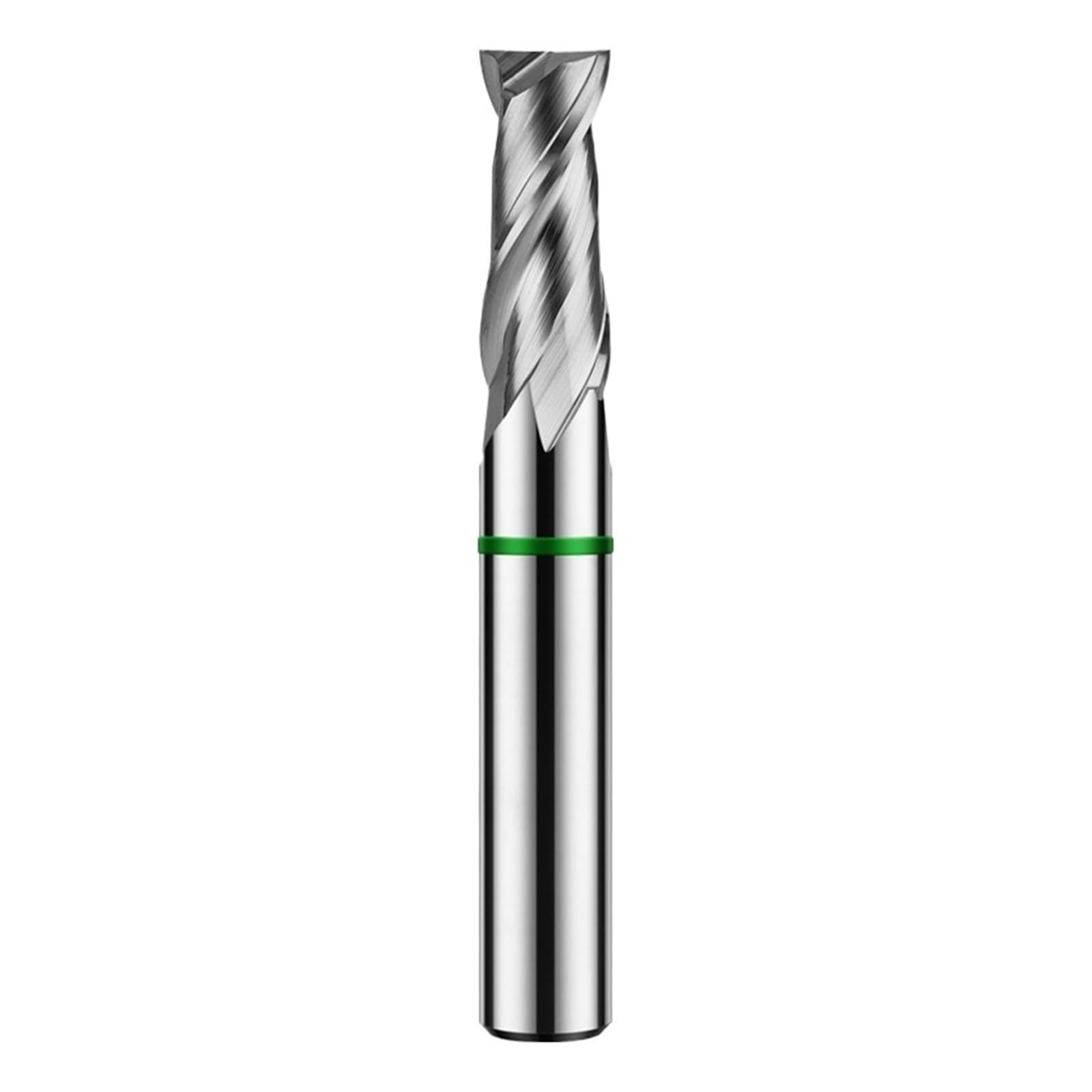 1 Uds HRC50 carburo de acero tungsteno 2 flautas for fresas extremo plano aluminio CNC herramientas fresado mecánico for carpintería 1-20(18x40Cx18Dx100L)