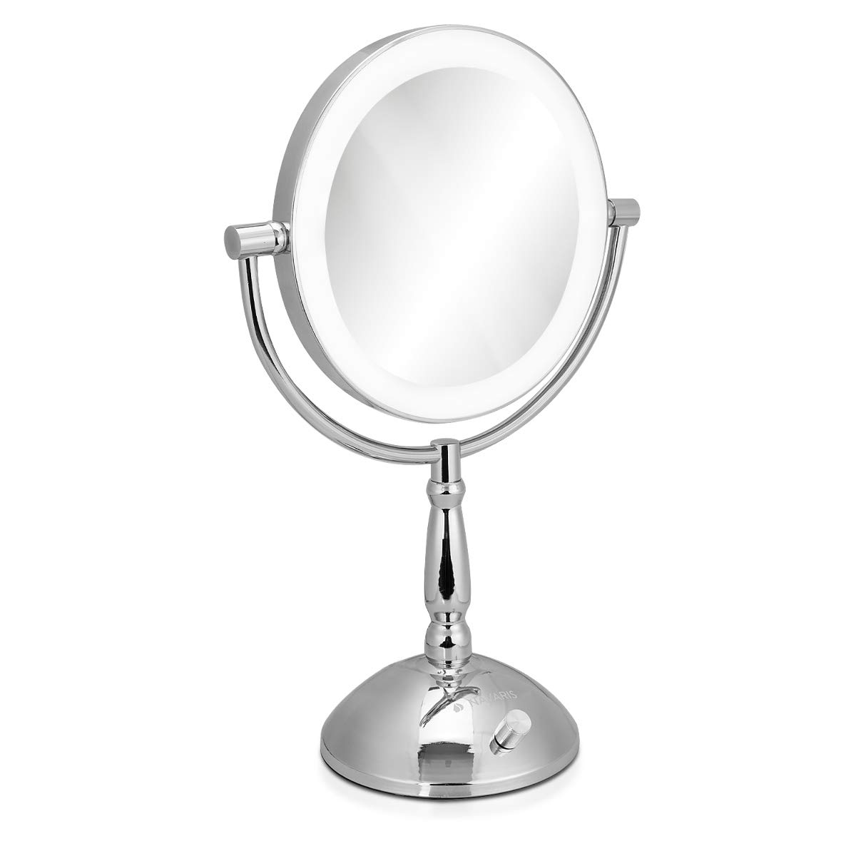Buy Navaris LED Illuminated Magnifying Makeup Mirror TwoSided Vanity
