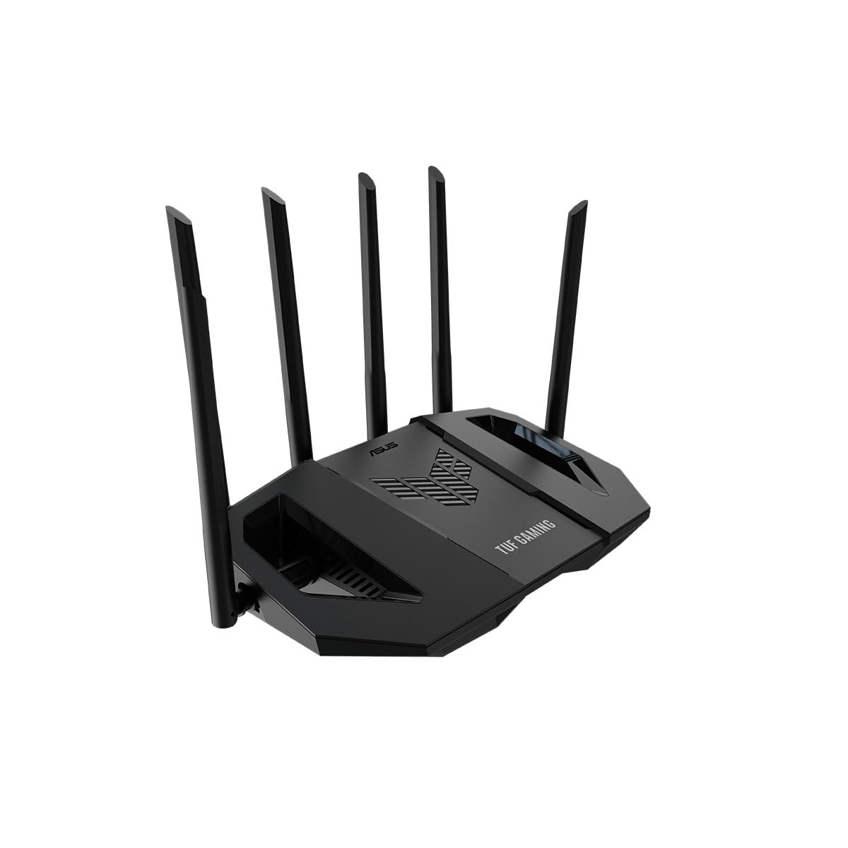 ASUS TUF Gaming BE6500 - Router WiFi 7 - Dual Band, wireless fino a 6,5 Gbps, acceleratore di gioco, controllo Multi-Link (MLO), (x4) Porte da 2,5 GbE, Mesh + VPN compatibile e sicurezza di rete senza