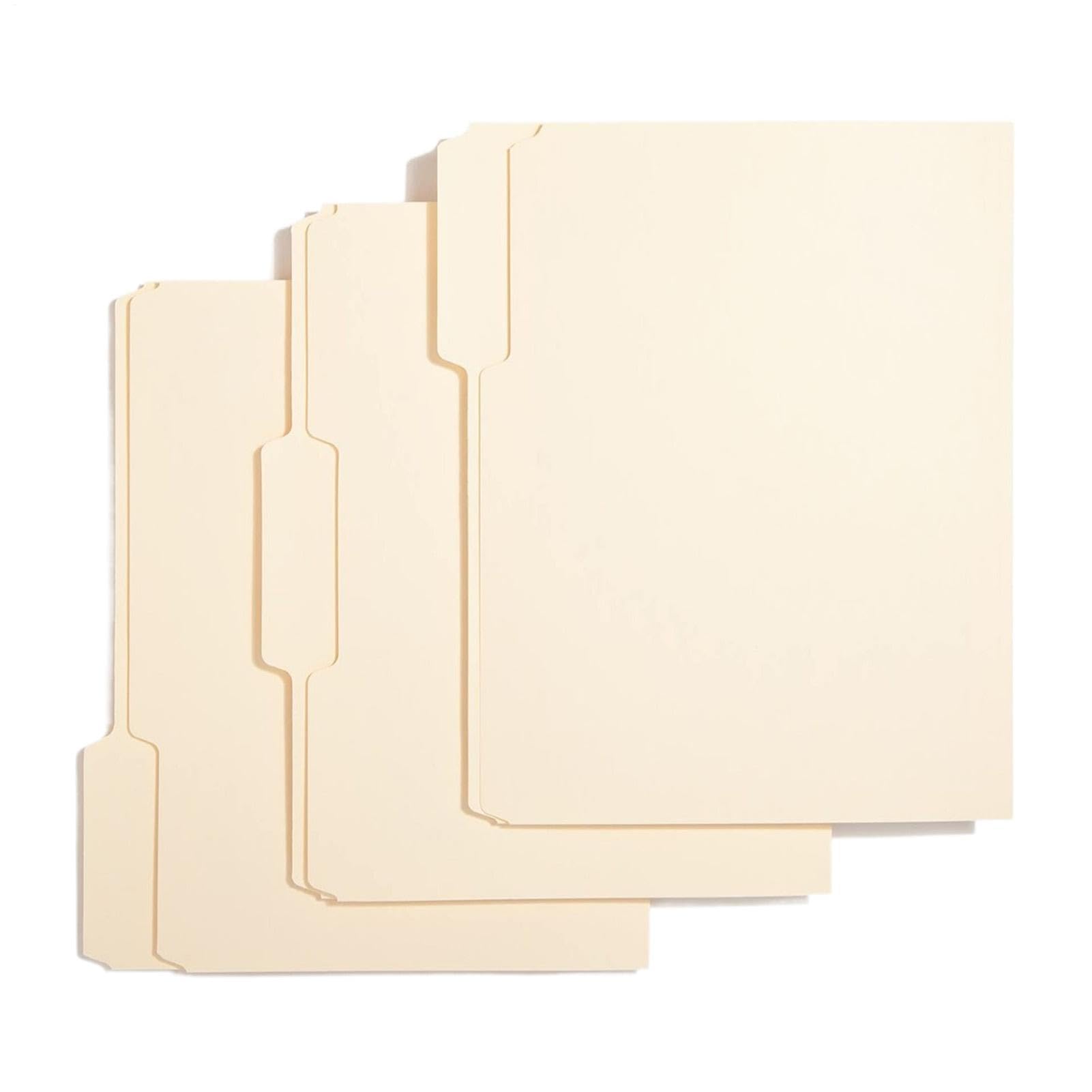 Carpetas Tamaño Carta 100 Piezas Organizador De Documentos | Carpetas Para Archivador Con Etiquetado Fácil Hogar Escuela Oficina Archivo