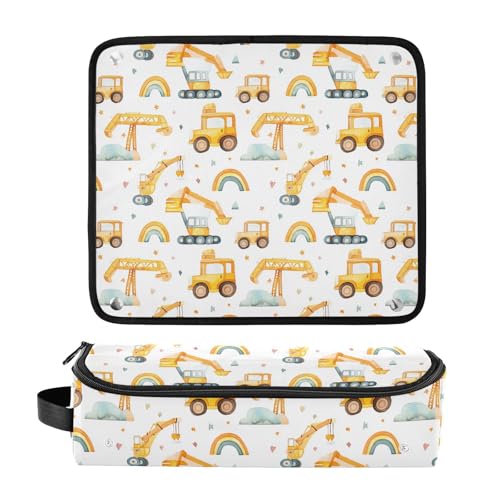 Bolsa de viaje organizadora para herramientas de cabello con protector térmico resistente para planchas, rizadores y accesorios miniatura 3