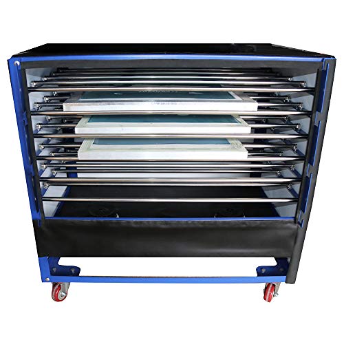 Techtongda 110V Screen Drying Cabinet 6 Layers Screen Printing Plate Drying Equipment Screen Heating 35.4X23.6Inch #TOP4