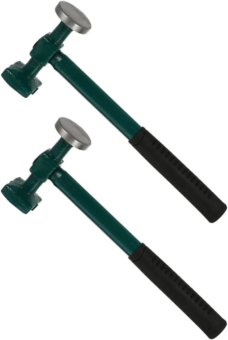 2Pcs Metal Hammer Durable Auto Repair Hammer for Multifunctional Hammer Tool for Various Vehicle Models
