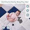 UTEX Baby Play Mat for Floor, 59 x71 Playpen Mat, Thick Cushioned Play Mat for Baby and Infants, Non-Slip & Machine Washable #2