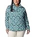 Columbia Women's Glacial IV Print Half Zip, Night Wave Polarize, X-Small