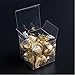 Clear Plastic Box 2x2x2 inch for Gift Candy Treat Cupcake Transparent Packing Box Party Favors Box 50pc by MOWO