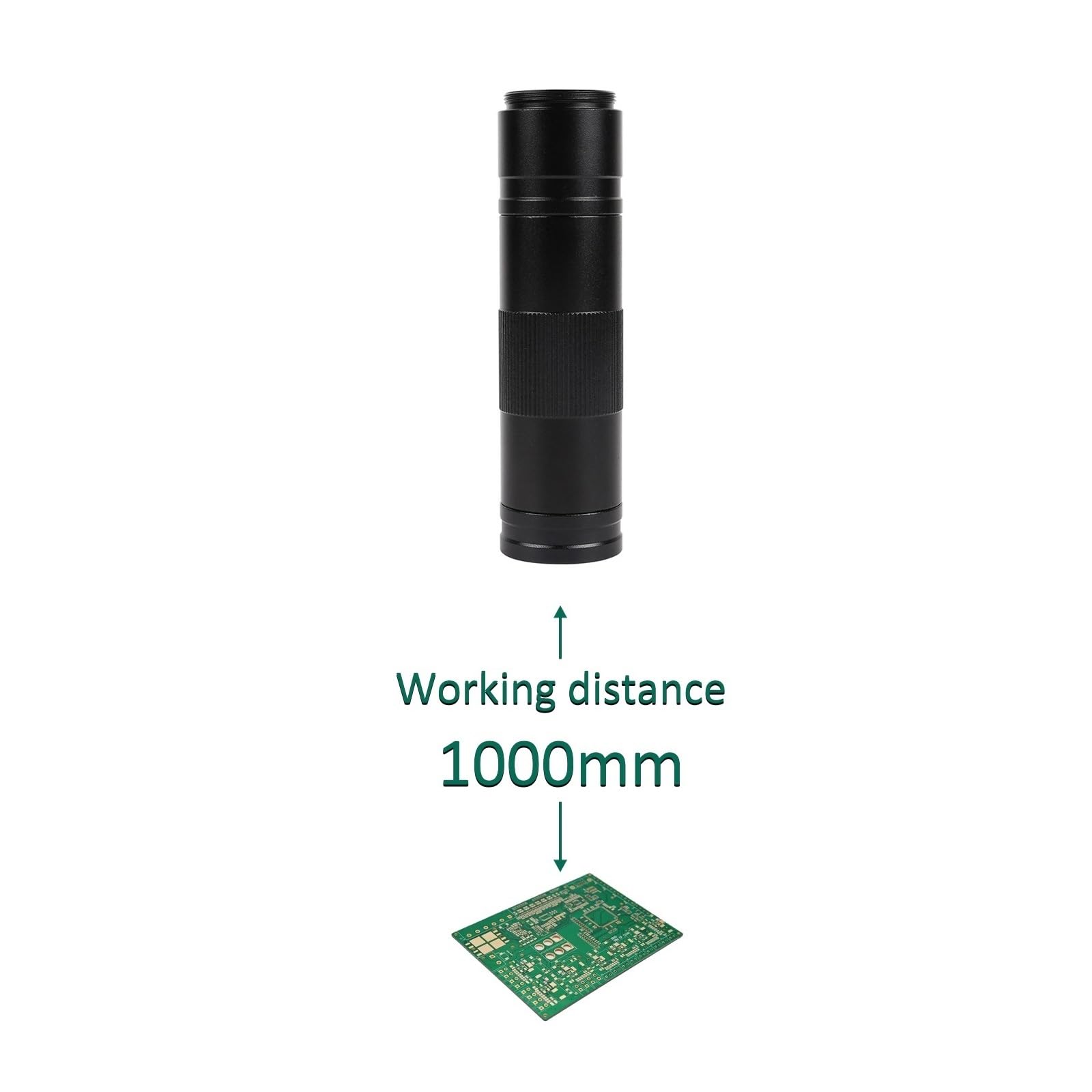 Lente industrial Microscopio Digital electrónico 4K for soldadura, juego de microscopio 1080P VGA USB Cámara Industrial 150x soporte plegable de lente remoto No se cansa fácilmente durante la observac