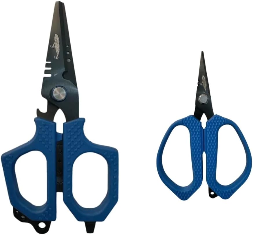 Topwater Co. Fishing Tool Set – Heavy-Duty Fishing Shears and Mini Braid Scissors for Braided Line, Fishing Line Cutters, Rigging, and Freshwater or Saltwater Use