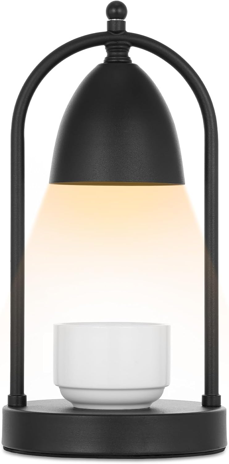 Candle Warmer, Adjustable Candle Warmer Lamp Candle Warmer Lamp with Timer Long Lasting Fragrance Brightness Adjustment and Timing Function（Candle Not Included）