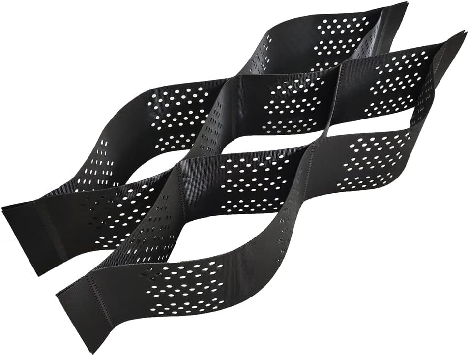 LinYuangeo Honeycomb Gravel stabilizer geocell,Protects Soil, hillsides, Roads ，geocell Ground Grid (Black,100-900) : Patio, Lawn & Garden