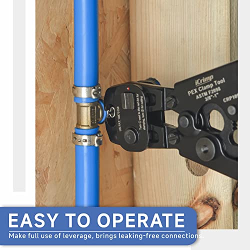 Icrimp CRIMPER & CUTTER & CLAMP SET Ratchet Pex Cinch Tool thumb #6