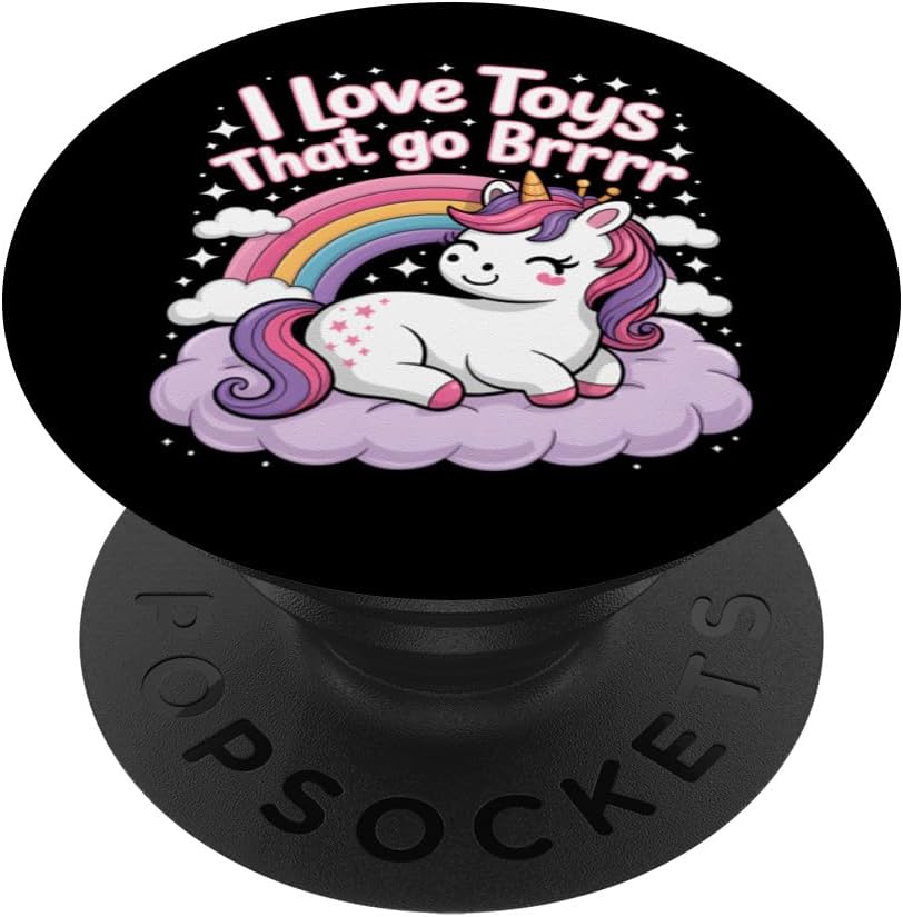 I Love Toys That Go Brrr Embarrassing Funny Adult Humor PopSockets Adhesive PopGrip