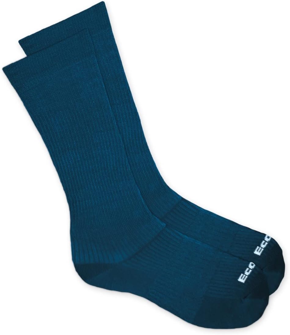 Ecosox Graduated Knee High Mild Compression Socks for Men & Women Imported - 3 Pack