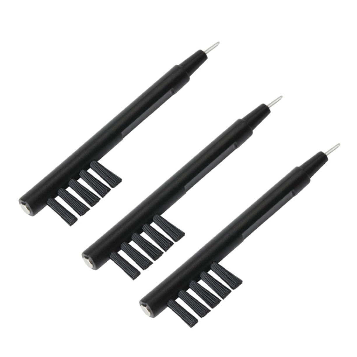 IWOWHERO 5 Pcs Cleaning Brush Ear Wax Removal Hearing Amplifier Cleaner Made of Soft Material Easy to Use