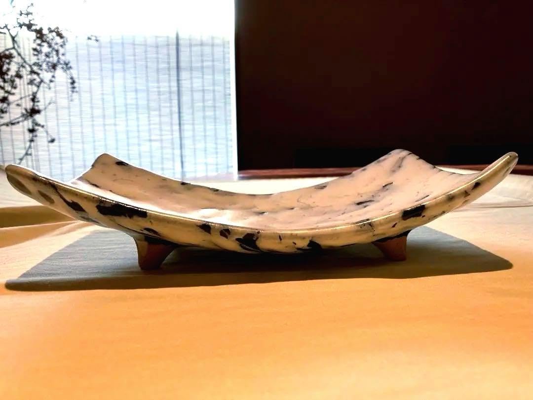 京焼 清水焼 白釉 大平皿 (28cm×18cm) 京焼・清水焼のお皿