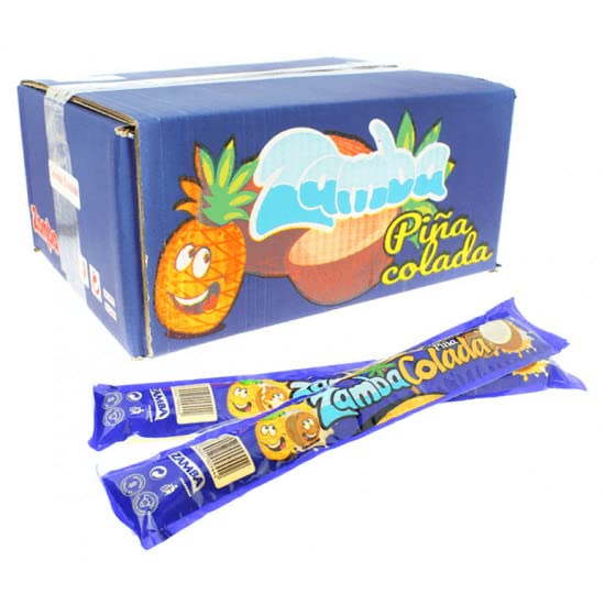 DUCAVAL | Flash ZAMBA, Polos Líquidos para Congelar, Polines 1 Caja 55 Unidades Z-96 Piña colada