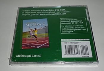 DVD Audio Holt McDougal Larson Algebra 2: Eedition CD-ROM Algebra 2 2007 Book