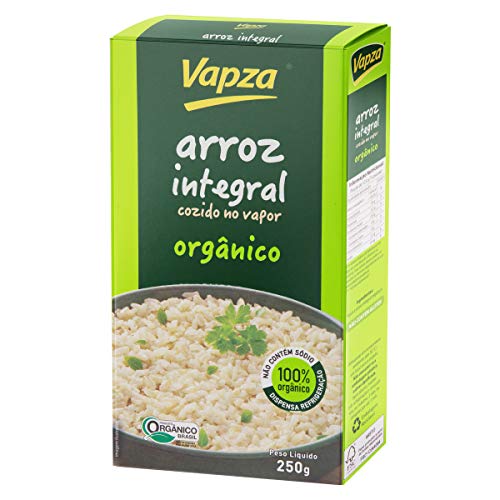 Arroz Cozido no Vapor Integral Orgânico Vapza 250g