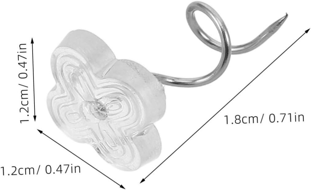 TEHAUX Sewing Positioning Needles Flower Heads for Hand Quilting of Essential Locating Pins for Accurate Fabric Fixing and DIY Garment Construction