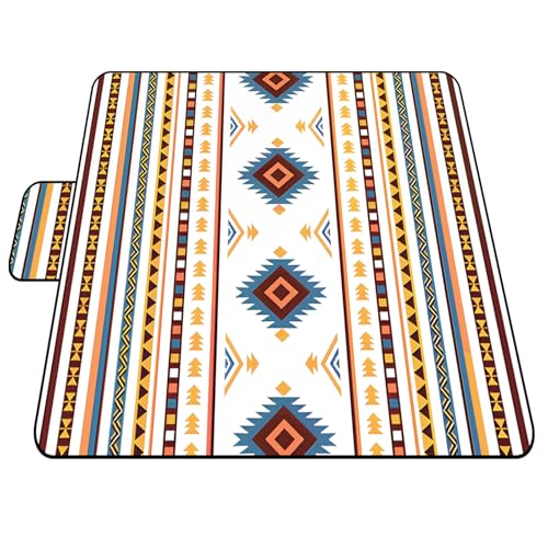 BBWELL Coperta da picnic, 200 x 200 cm, extra grande, per esterni, da campeggio, con maniglia, portatile, lavabile, per barbecue, escursionismo