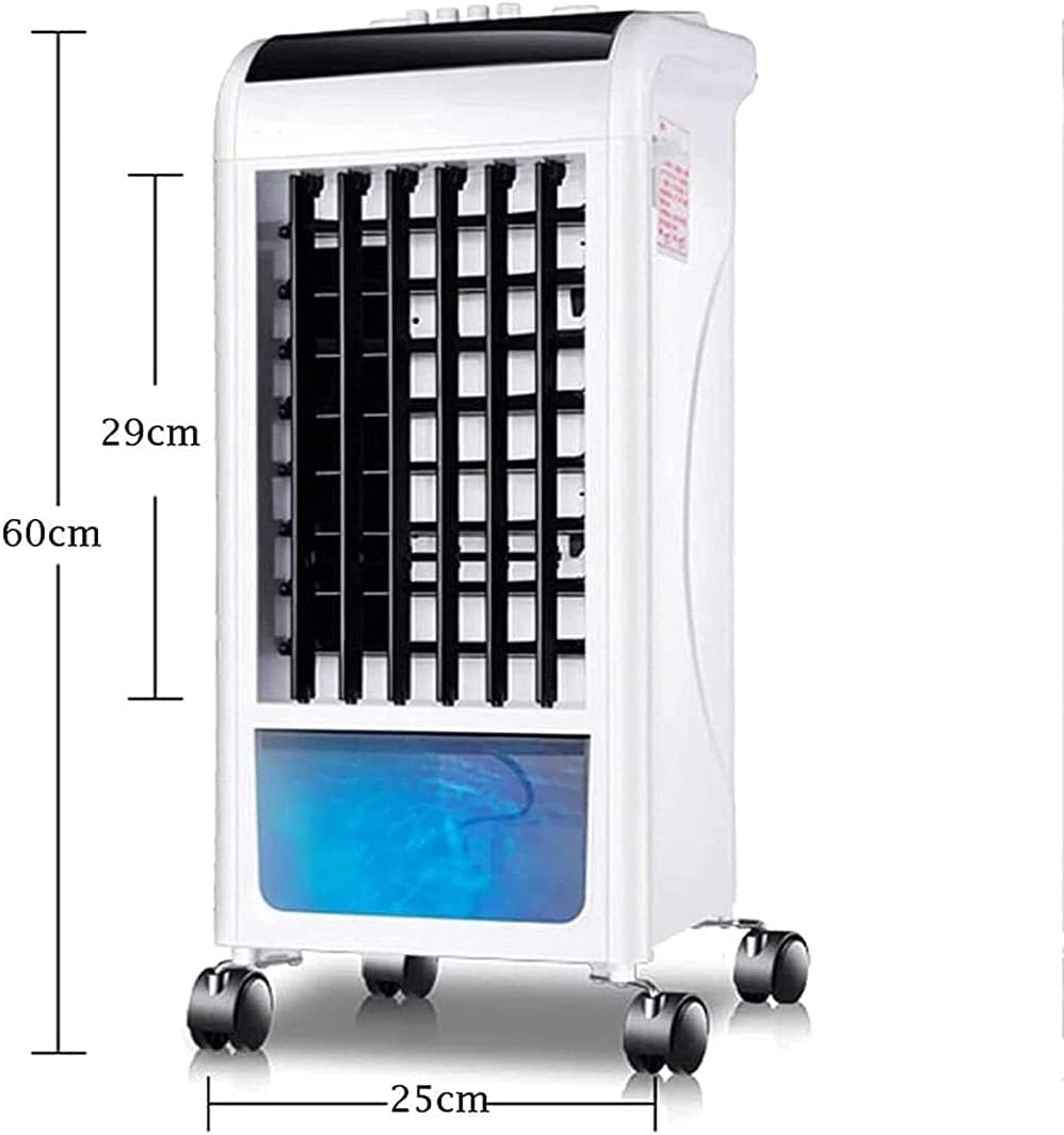 Portable Air Conditioner Cooler Evaporative Cooler Portable Evaporative Air Cooler Energy-Saving Mute for Both Hot and Cold Suitable for Home Bedroom Air Conditioner