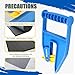Pkuukme Heavy Duty Stall Mat Gripper 2 Pack, Mat Mover Tool for Horse Stalls, Barn, Gym, Trailer, Effortless Lift & Remove Thick Rubber Mats, Protect Hands & Back