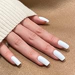 Press On False Nails White