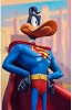 Iron Studios 1:10 Daffy Duck Superman - Space Jam: A New Legacy - Art Scale