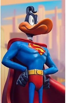 Iron Studios 110 Daffy Duck Superman - Space Jam A New Legacy - Art Scale