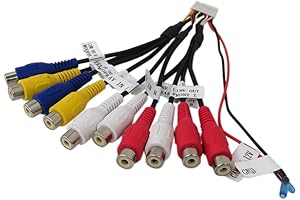 Dual XDCPA10BT Cord Assembly Harness 18 Pin Connector Video AV Input Output