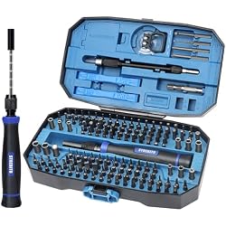STREBITO Precision Screwdriver Set 153 in 1 Small Magnetic Screwdriver Set | Electronics Screwdriver Set Mini Repair Tool Kit for RC, Computer, PC, Laptop, iphone, Macbook, PS5, Xbox, Jewelers, Glasses