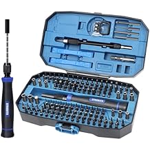 STREBITO Precision Screwdriver Set 153 in 1 Small Magnetic Screwdriver Set with Case, Electronic Repair Tool Kit for Computer, Laptop, iPhone, Macbook, PC, PS5, Xbox Controller, RC, Jewelers, Glasses