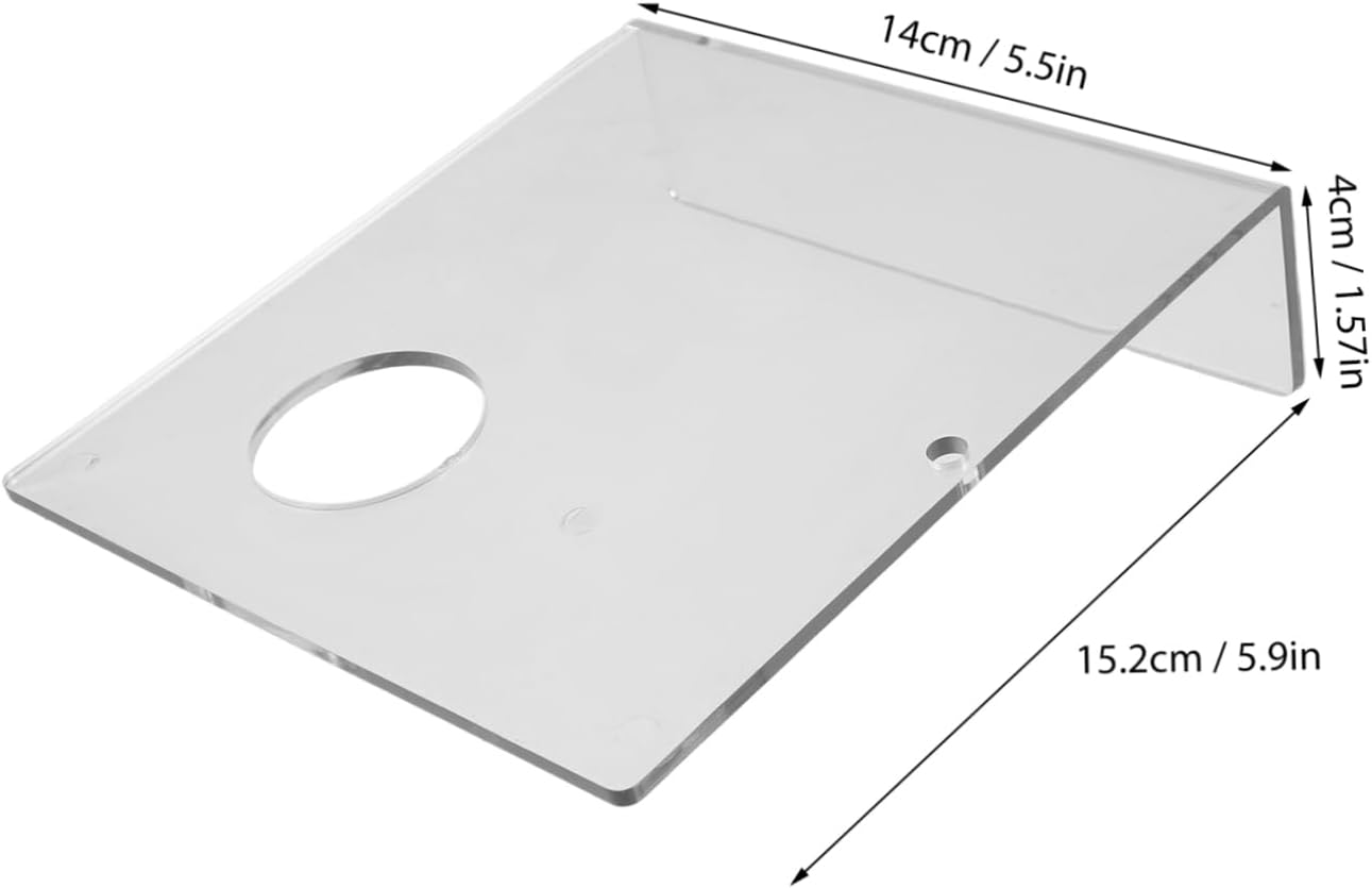 Cabilock Snowflake Ice Maker Lid Acrylic Cover for Snowflake Ice Machines Multi Model Compatibility Compact Design Protective Dust Cover for Home Commercial Use