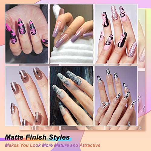 Yocrovv Gel Nail Polish Set, 45 Pcs Gel Polish Soak Off Gel Nail Kit With Glossy And Matte Gel Top Coat Base Coat, Popular Pastel White Glitter Green Neon Polish For Gel Nail Art Christmas Gift #TOP4