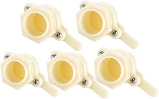 ZffXH 3/5/10 Pcs Beekeeping Honey Bucket Valve, Honey Bucket Spout Gate, Honey Bee Gate Valve for 5 Gallon Bucket