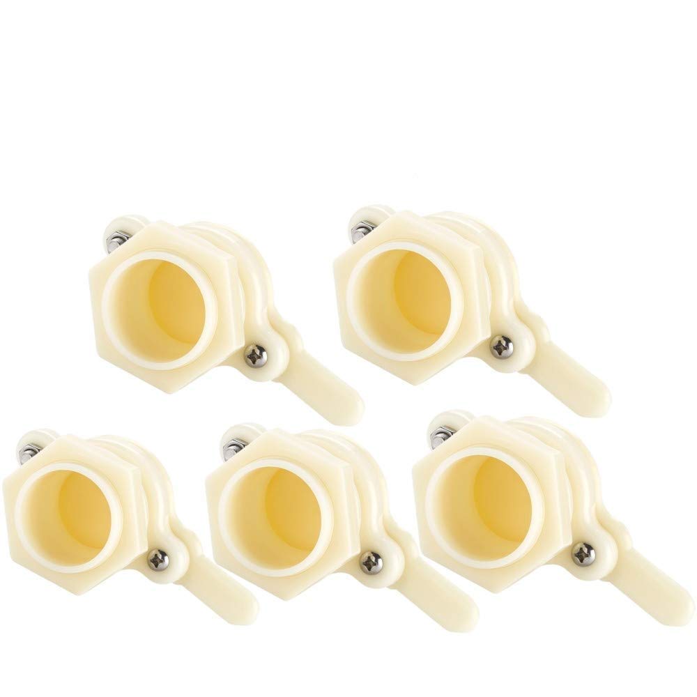 ZffXH - Valvola a saracinesca in nylon per apicoltura per secchio-5PCS