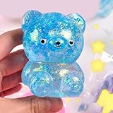 Gummi Bär Sensorik Spielzeug für Erwachsene [4 Stück], Weiches Knautschspielzeug gegen Stress, Autistische Stimming Hand Stressball für Kinder & Erwachsene, Anti Stress Spielzeug Geschenk (Bunt)