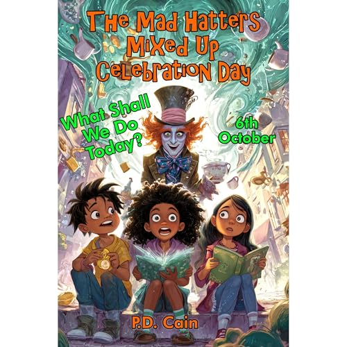 The Mad Hatter's Mixed-Up Celebration Day Audiolibro Por P.D. Cain arte de portada
