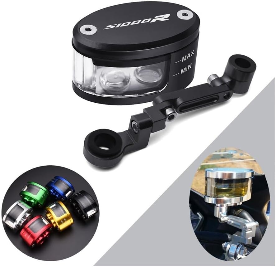 Cylinder Reservoir Motorcycle Brake Clutch Tank Cylinder Oil Reservoir Cup with Bracket Accessories for S1000R S1000 S 1000 R 2018 2019 2021
