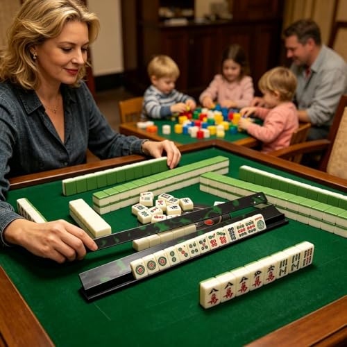 Support Mahjong antidérapant pour simplifier vos parties et aligner vos tuiles