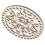 Angoily 2stücke Holzbasen Für Häkelkörbe Runde Bastelböden Diy-holztaschenböden Korbflechtböden Webtaschenböden Geeignet Für Stricktaschen Und Korbherstellung