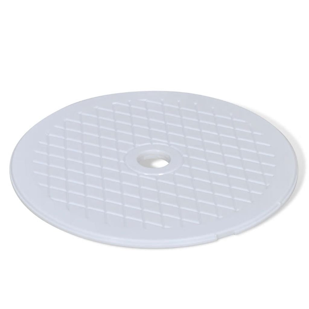 Skimmer per Piscina Set 8 pz 21x25x30,5 cm,Set Skimmer Fisso con Bocchetta d'aspirazione per Piscine con cestello di Raccolta