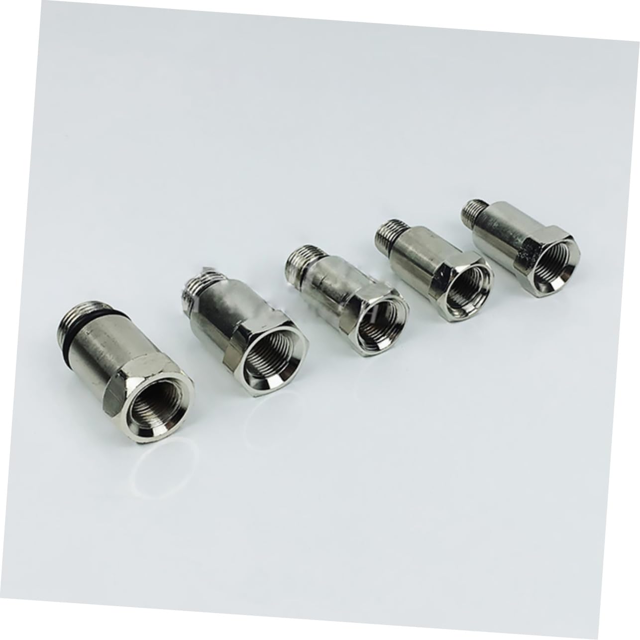 Comprobador de Compresión de Cilindros para Motor Gasolina | 1 Juego, 0-300 Psi y 0-21 Bar, Adaptadores M18x1.5 M14x1.25 M10x1.0 M12x1.25 M16x1.5
